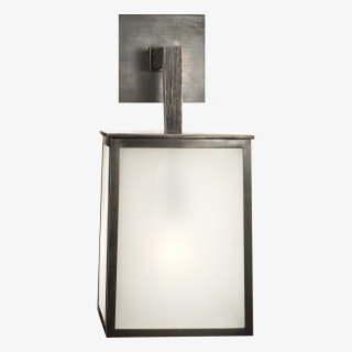 Ojai Large Sconce In Bronze With Frosted Glass - Visual Comfort Barbara Barry Ojai Large Sconce #5830189