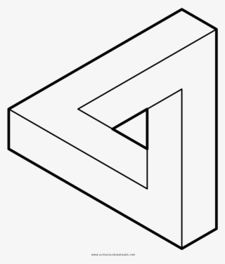 Penrose Triangle Coloring Page - Maresia #5831014