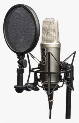 Mic In Recording Booth Png Transparent Download - Rode Nt 2a Microphone #5831133