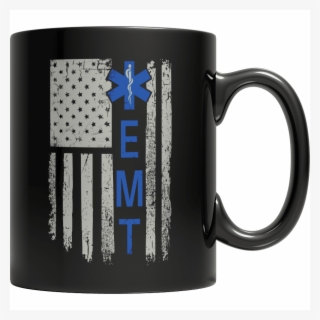 Emt Thin Blue Line Flag - Mug #5831581
