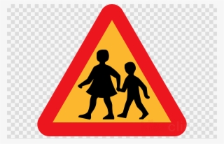 Clip Art Pedestrian Signs #5831850