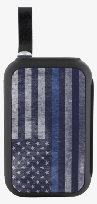 Thin Blue Line Flag Bluetooth Speaker - Polka Dot #5832327