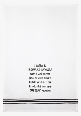 La Trading Co - La Trading Co. Reward Myself Luxe Waffle Kitchen Towel #5833640