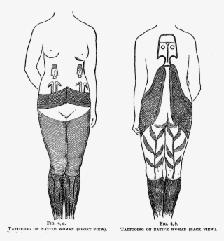 Tattooing On Native Woman, Easter Island - Rapa Nui Tattoo Women #5836305