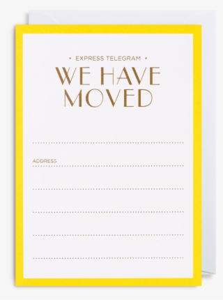 New Home Announcement Notecard - Paper #5837613