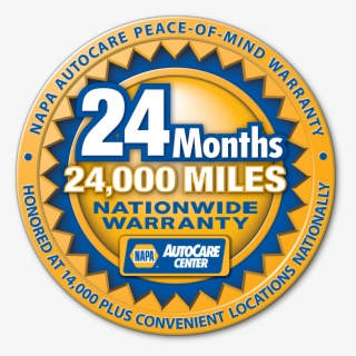 Napa 24 Month Warranty #5837714