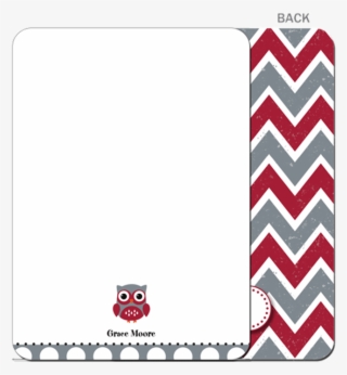 Who Dat Chevron Flat Notecard - Illustration #5837863