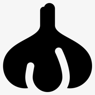 The Icon Is A Simple Depiction Of A Head Of Garlic - Icon #5839971