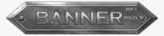 Metal Banner Png #5841864