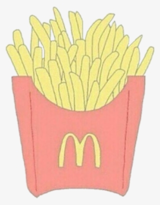 Comida Tumblr Macdonalds Emoji - Yellow And Black Stickers #5842898