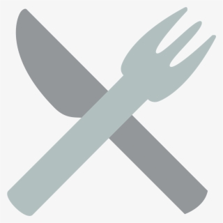 Open - Fork And Knife Emoji Png #5843040