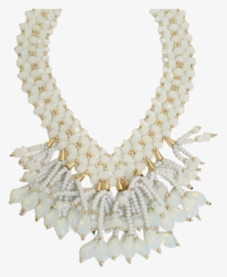 Statement Crystal Tassel Necklace #5844236