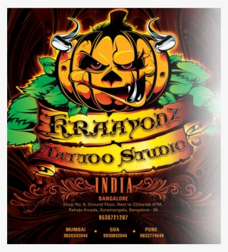 Clip Art Flyer Tattoo - Kraayonz Tattoo Studio Logo #5844338