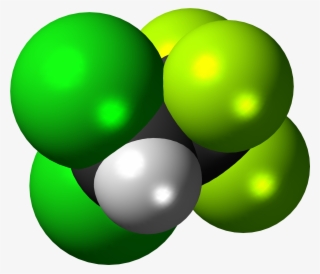 Hcfc 123 3d Spacefill - 2,2-dichloro-1,1,1-trifluoroethane #5845616