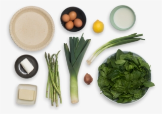 Asparagus & Fontina Quiche With Leek & Spinach-goat - Quiche #5848378