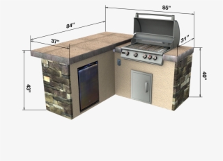 Select Series Backstretch - Outdoor Kitchen Dimensions #5848667