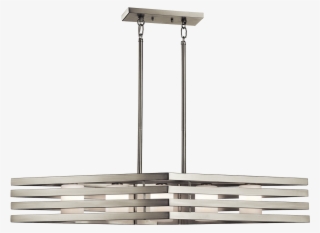 Loading Zoom - Kichler Linear Chandelier 43687 In Brushed Nickel #5849213