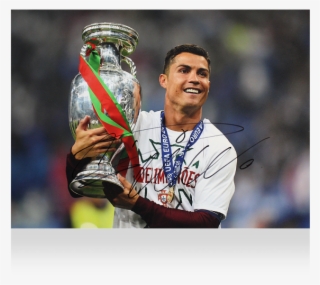 Cristiano Ronaldo Signed Real Madrid Photo - Euro 2016 #5851313