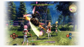 Hollow Realization Kirito Asuna Leafa Lisbeth In Battle - Sword Art Online Hollow Realization #5852074