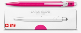 Caran D´ache 849 Popline Ball Point Pen - Caran D Ache Metal Black #5852809