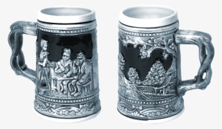 Beer Mug, Chasing, Traditions, Glass, Mug, Ceramics - Метална Халба За Бира #5853227