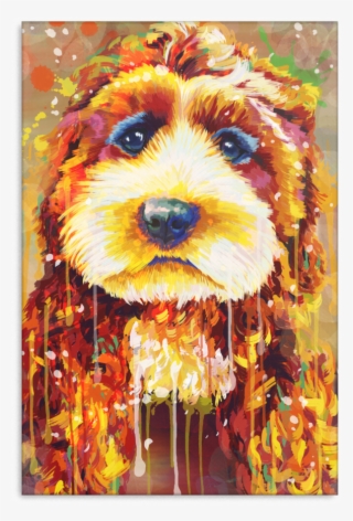 Poodle Canvas - Airedale Terrier #5854152