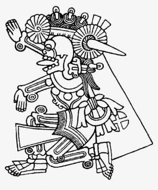 Graphic Black And White Stock Mictlantecuhtli Transprent - Mictlantecuhtli Png #5855218