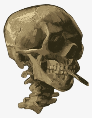 Bleed Area May Not Be Visible - Van Gogh Skeleton Background #5856008