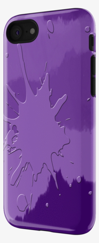 Ksh, Iphone7 Case, Purple Splash - Mobile Phone Case #5857371