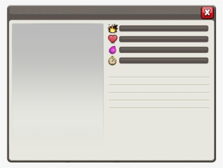 Below Is A Blank Troop Info Screen To Help You Get - Clash Of Clans Roaster #5857372