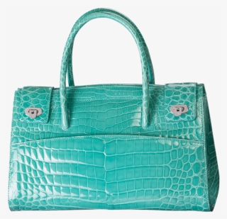 Crocodile Leather Droplet Handbag #5858363