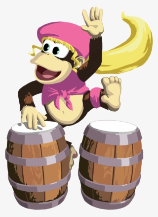 Dixie Kong Bongos Dkonga2 - All Kongs In Nintendo #5859698