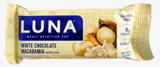 Clif Luna White Chocolate Macadamia Bar-1 - White Chocolate Macadamia Nut Luna Bars #5861029
