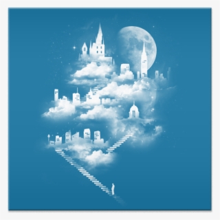 Azulejo Stairway To Heaven De Tobias Fonsecana - Stairway To Heaven Canvas Print - Small By Tobe Fonseca #5861077