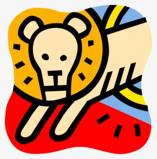 Vector Illustration Of African Male Lion King Of The - The Lion King #5861856