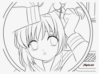 Anime Lineart Sakura Card Captor - Sakura Card Captor Lineart #5862387