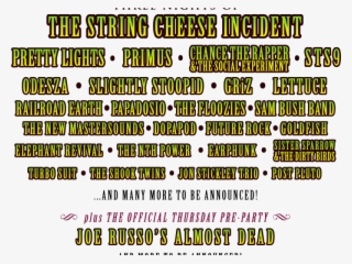 Suwannee Hulaween Announces Incredible Initial Lineup - Circle #5862709