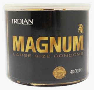 Trojan Black Jar 48/1ct - Trojan Magnum Condoms - 36 Count #5863923