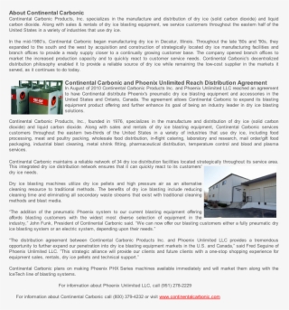 Continental Carboinc And Phoenix Unlimited Llc Dry - Continental Carbonic Products, Inc. #5864351