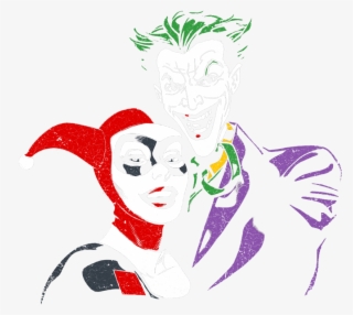 Batman Joker & Harley Juniors Tank - Illustration #5867349