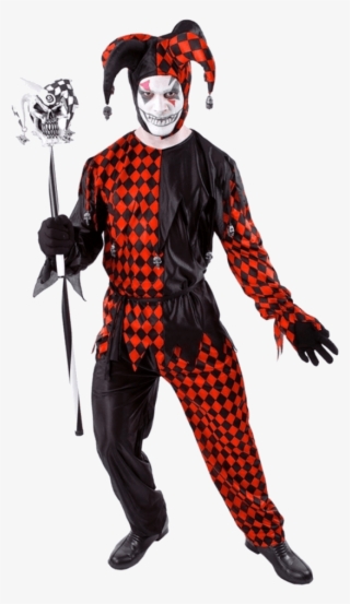 Jester Joker Costume - Evil Jester Halloween Costume #5868049