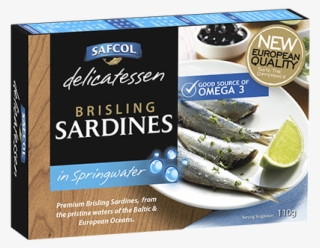 Safcol Brisling Sardines In Springwater 110g - Safcol Sardines #5868247