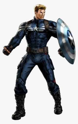 Captain America The Winter Soldier Png Clip Art Free - Captain Steve Rogers Avengers Alliance #5868721