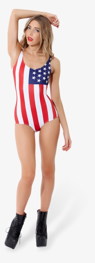 Usa Swimsuit Black Milk Clothing - Ladies In American Flag #5868722