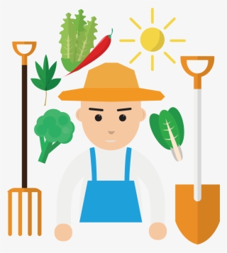 Cute Hand Drawn Planting Vegetables Labor Day Holiday - Agriculturist #5869361