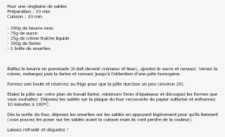 Image Recette Sablés Aux Smarties #5869532