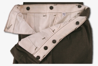 Wearing Braces Elevated Citizen - Mens Trousers With Braces Buttons #5870101
