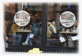 Sandwich Bar Frosted Window Graphic - 200mm #5870793