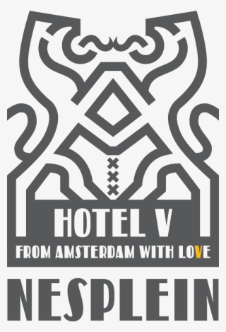 The Creative Logo Of Hotel V Nesplein In Amsterdam - Hotel V Nesplein #5871325