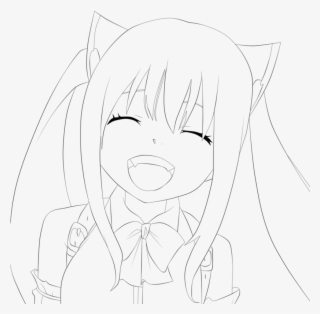 Jpg Library Library Wendy Marvell Smile Lineart - Line Art #5871758